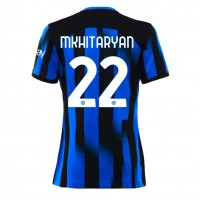 Inter Milan Henrikh Mkhitaryan #22 Fotballklær Hjemmedrakt Dame 2023-24 Kortermet